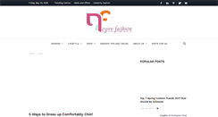 Desktop Screenshot of dezirefashion.com